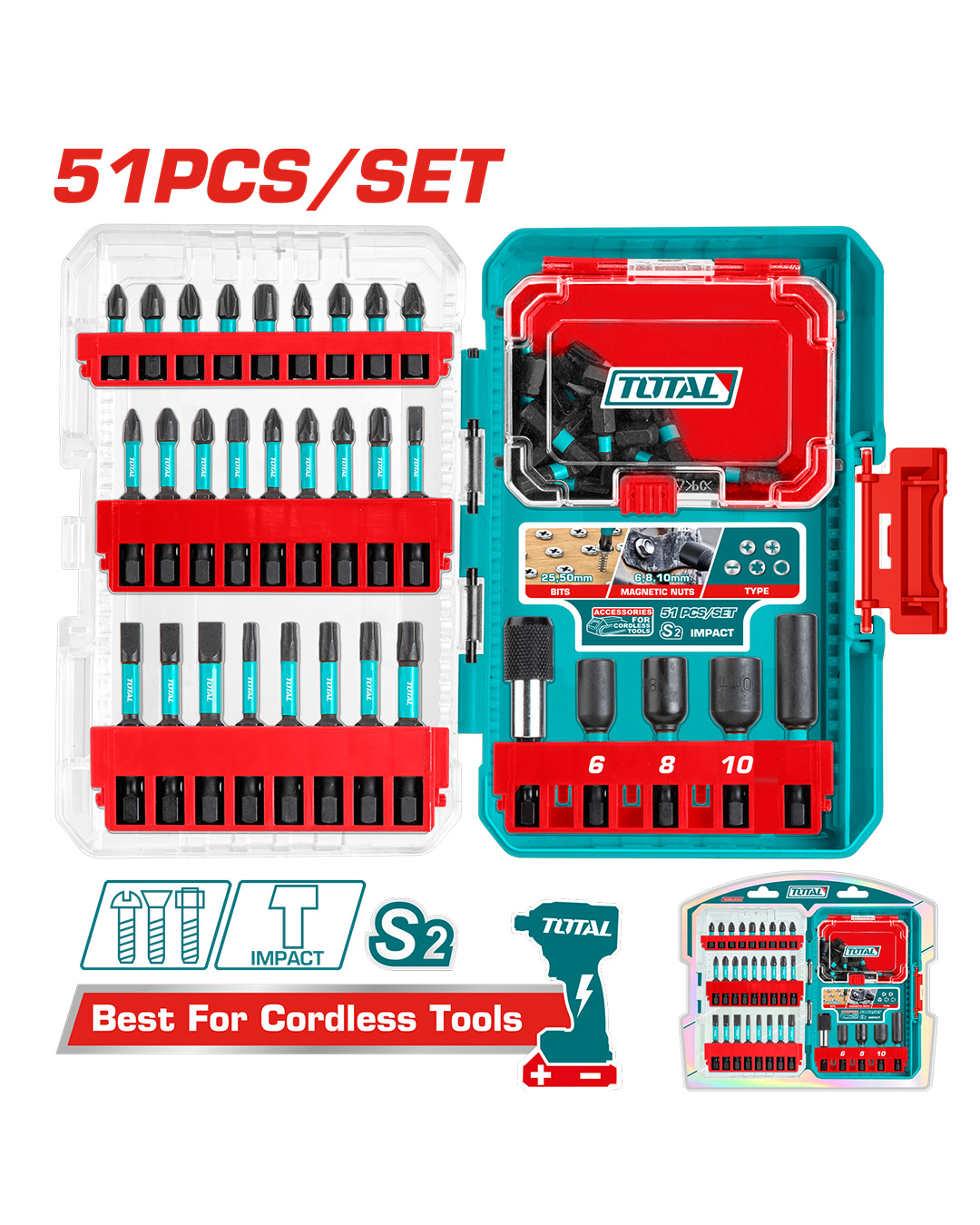 Cordless Screwdriver 25 Pcs Accessory Set 4V