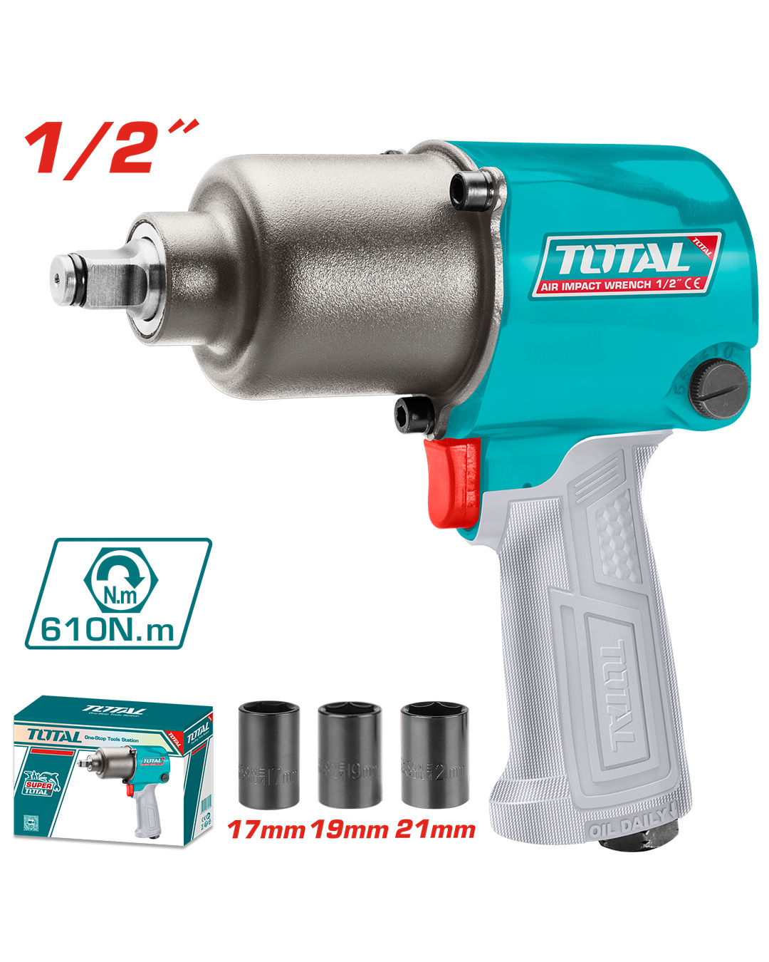 Air Stapler / Brad Nailer Gun 2-in-1