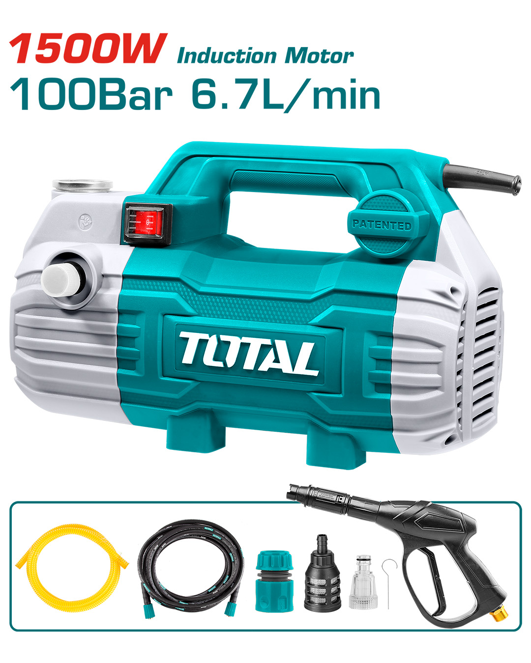 High Pressure Washer 1200W 90 Bar